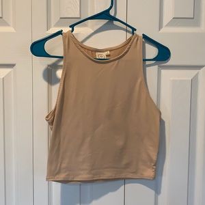 Live In The Moment Neutral Tank Top